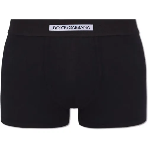 Boxers with logo , male, Sizes: 2XL, XL, S - Dolce & Gabbana - Modalova