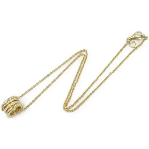 Pre-owned Jewellery, female, , Size: ONE SIZE Pre-owned Gold necklaces - Bvlgari Vintage - Modalova