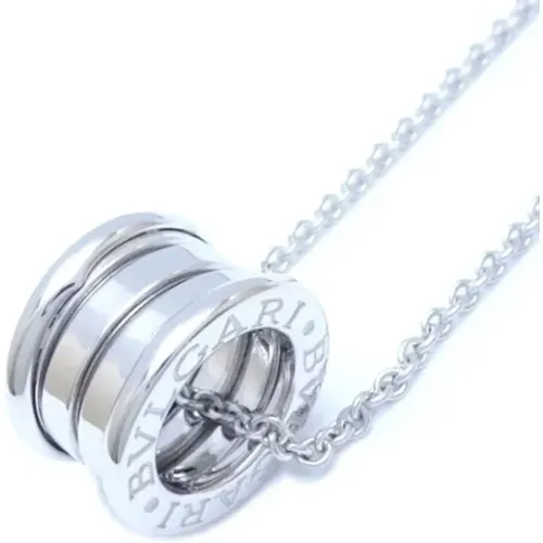 Pre-owned Jewellery, female, , Size: ONE SIZE Pre-owned Silver necklaces - Bvlgari Vintage - Modalova