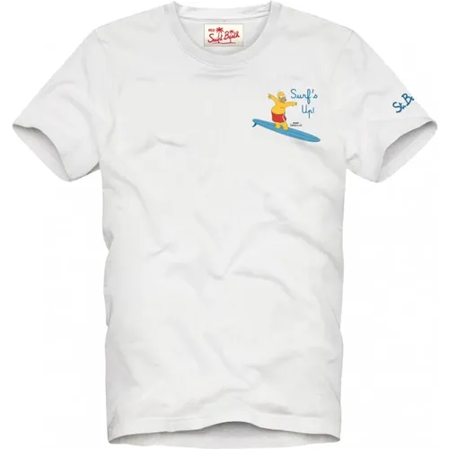 Homer Surf T-Shirt , Herren, Größe: L - Saint Barth - Modalova