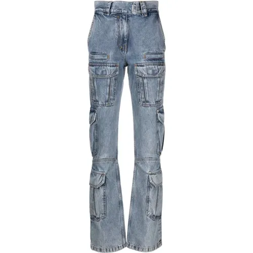 Clear Denim Jeans , female, Sizes: W25, W27, W26 - Givenchy - Modalova