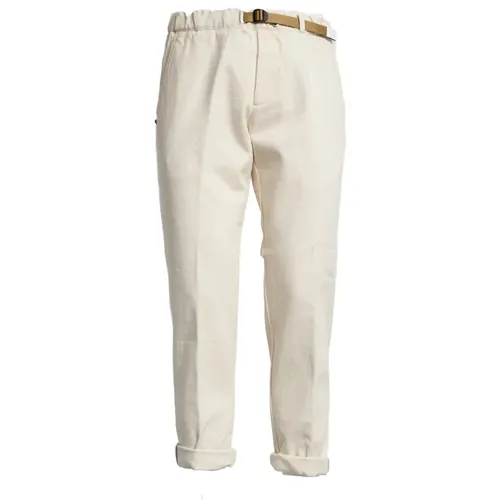 Sand, Slim-fit Trousers, male, , Size: XL Denim Trousers - White Sand - Modalova