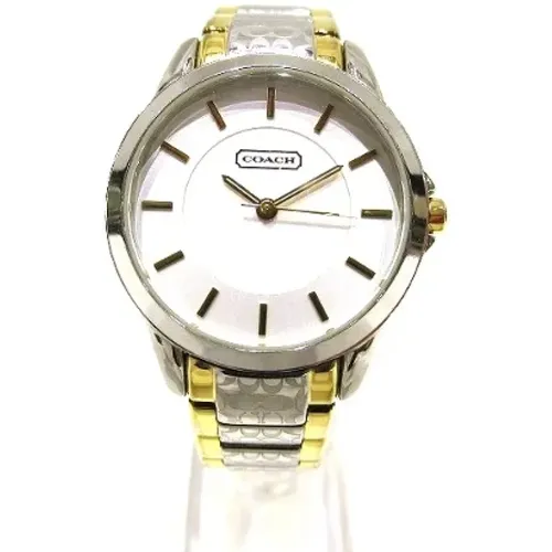 Pre-owned Watches, female, , Size: ONE SIZE Pre-owned Metal watches - Coach Pre-owned - Modalova