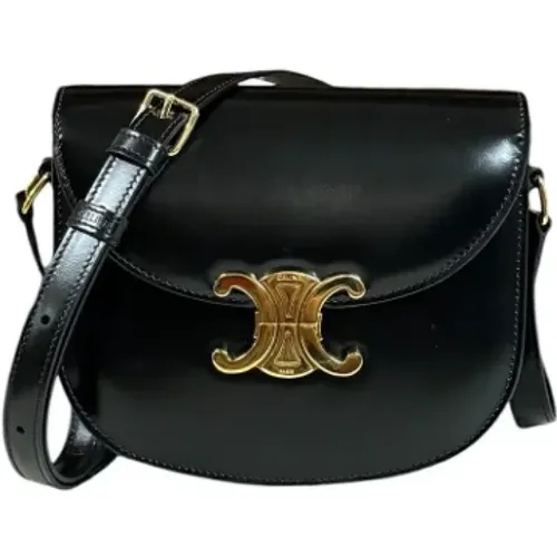 Pre-owned Cross Body Bags, female, , Size: ONE SIZE Pre-owned Leather celine-bags - Celine Vintage - Modalova