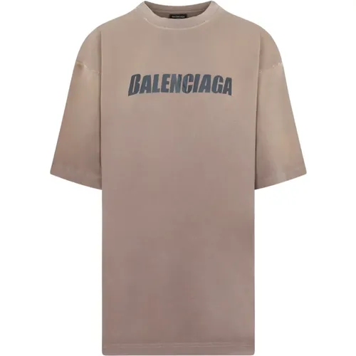 Grünes Noos T-Shirt Damenbekleidung - Balenciaga - Modalova