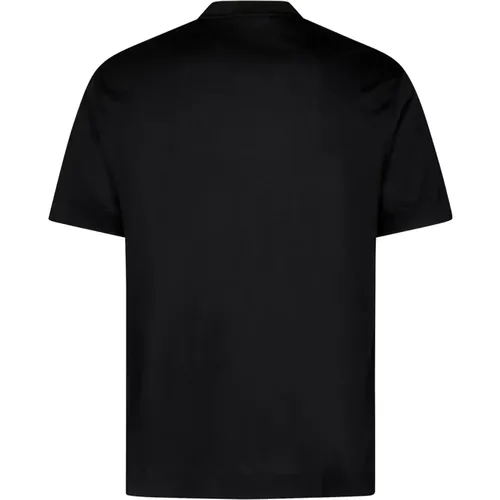 Adler Logo Rundhals T-shirt , Herren, Größe: M - Emporio Armani - Modalova