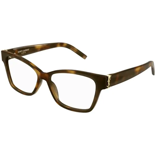 Optical Donna Recycledacetate Glasses , unisex, Sizes: 55 MM - Saint Laurent - Modalova