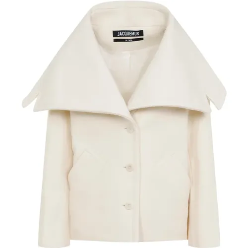 Off-White Caruso Caban Coat , female, Sizes: S, XS, 2XS - Jacquemus - Modalova