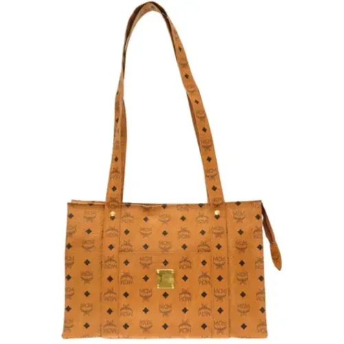 Pre-owned Tote Bags, female, , Size: ONE SIZE Pre-owned Fabric totes - MCM Pre-owned - Modalova