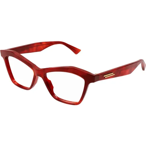 Braun/Havanna Optische Brille , Damen, Größe: 54 MM - Bottega Veneta - Modalova