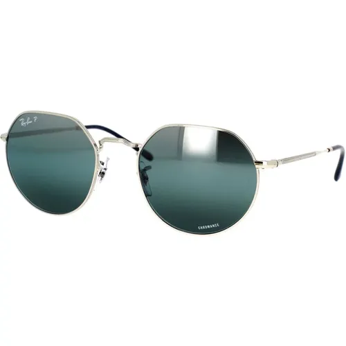 Polarized Sunglasses Jack Rb3565 9242G6 , unisex, Sizes: 53 MM - Ray-Ban - Modalova