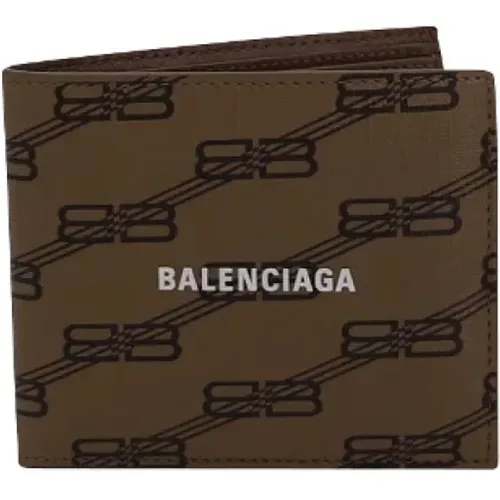Pre-owned Coated canvas wallets , female, Sizes: ONE SIZE - Balenciaga Vintage - Modalova