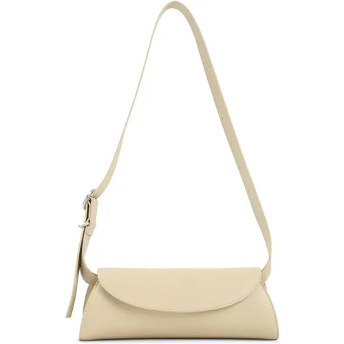 Shoulder Bags, male, , Size: ONE SIZE Sm Cannolo Handbag - Jil Sander - Modalova