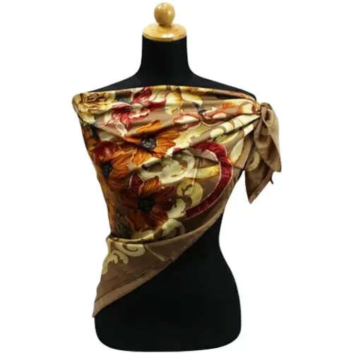 Pre-owned Silk scarves , female, Sizes: ONE SIZE - Chanel Vintage - Modalova