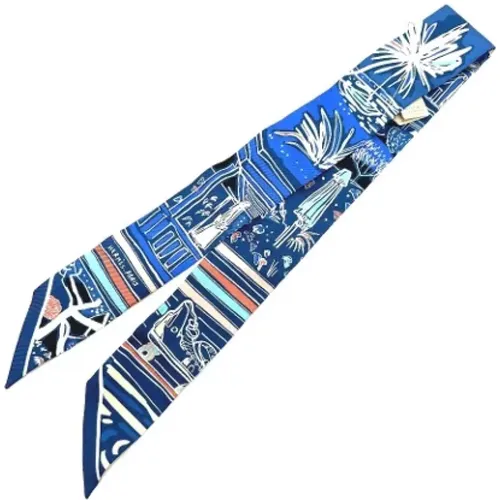 Pre-owned Scarves, female, , Size: ONE SIZE Pre-owned Fabric scarves - Hermès Vintage - Modalova