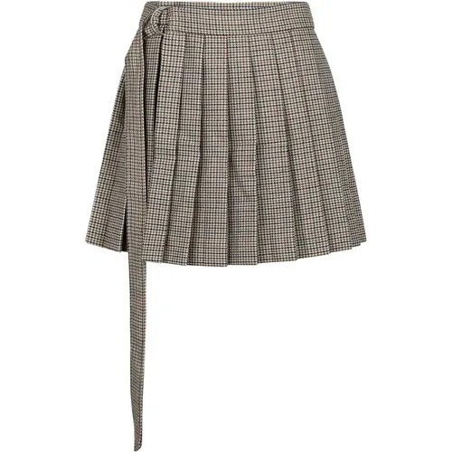 Pleated Miniskirt , female, Sizes: 2XS, S - Ami Paris - Modalova