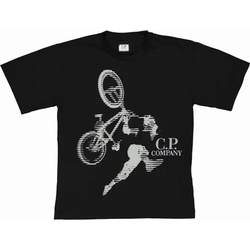Kinder Fahrrad Logo T-shirt - C.P. Company - Modalova