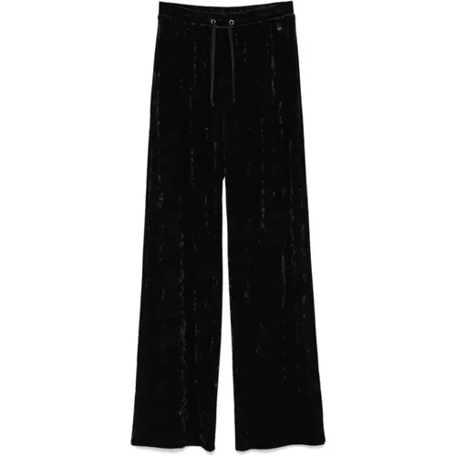 Schwarze Slim Fit Hose , Damen, Größe: S - Herno - Modalova