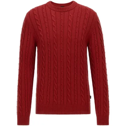 Casual Rundhals Pullover , Herren, Größe: XL - Hugo Boss - Modalova