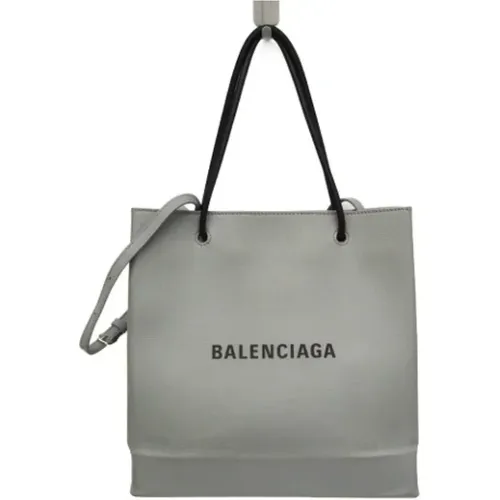 Pre-owned Tote Bags, female, , Size: ONE SIZE Pre-owned Leather shoulder-bags - Balenciaga Vintage - Modalova