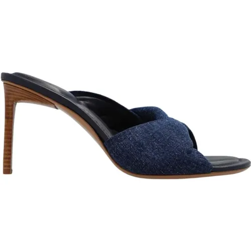 Bagnu denim mules , Damen, Größe: 38 EU - Jacquemus - Modalova