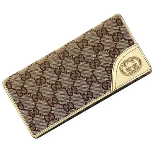 Pre-owned Canvas wallets , female, Sizes: ONE SIZE - Gucci Vintage - Modalova