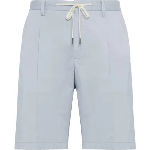 Baumwoll-Stretch-Shorts , Herren, Größe: S - Boggi Milano - Modalova