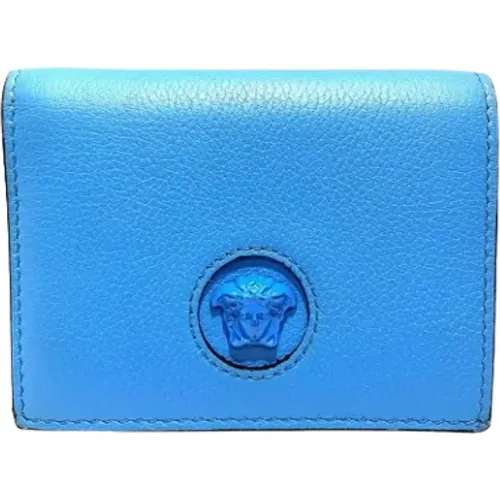 Pre-owned Wallets, female, , Size: ONE SIZE Pre-owned Leather wallets - Versace Pre-owned - Modalova