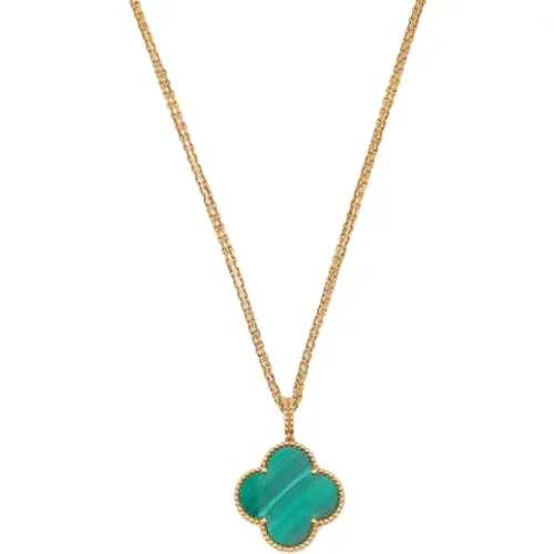 Pre-owned Jewellery, female, , Size: ONE SIZE Pre-owned Gold necklaces - Van Cleef & Arpels Pre-owned - Modalova