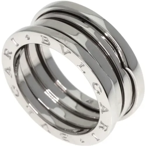 Pre-owned Jewellery, female, , Size: ONE SIZE Pre-owned White Gold rings - Bvlgari Vintage - Modalova