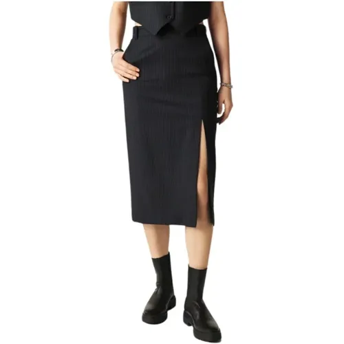 Peter striped midi skirt , female, Sizes: S, M - BA&SH - Modalova