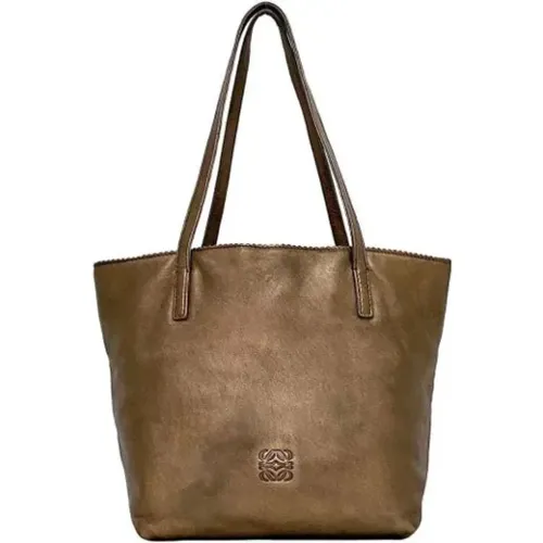 Pre-owned Tote Bags, female, , Size: ONE SIZE Pre-owned Leather shoulder-bags - Loewe Pre-owned - Modalova