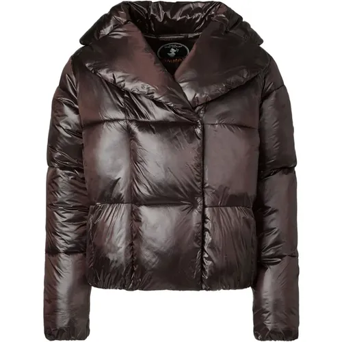 Nylon Women`s Puffer Coat , female, Sizes: 2XL, L, M, XS, S, XL - Save The Duck - Modalova