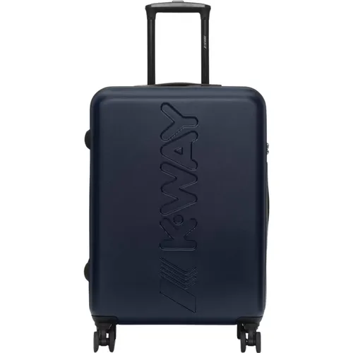 Travel Cabin Trolley Medium Suitcase , male, Sizes: ONE SIZE - K-way - Modalova