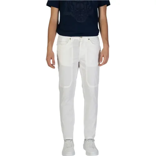 Chinos, male, , Size: W33 Slim Pants Spring/Summer Collection Cotton Blend - Jeckerson - Modalova