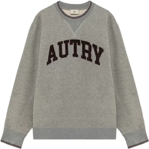 Sweatshirts, female, , Size: L College Check Sweatshirt - Autry - Modalova