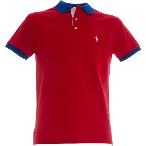 Custom-Fit Polo Shirt for Men , male, Sizes: S - Polo Ralph Lauren - Modalova