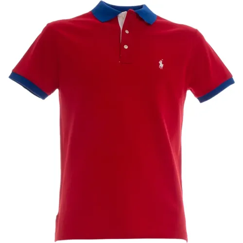 Polo Shirts, male, , Size: S Custom-Fit Polo Shirt for Men - Polo Ralph Lauren - Modalova