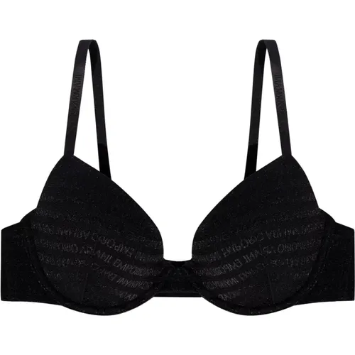 Bras, female, , Size: 34C US Bra with logo - Emporio Armani - Modalova