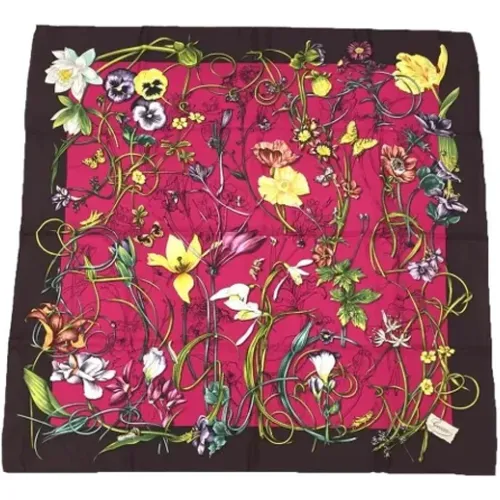 Pre-owned Silk scarves , female, Sizes: ONE SIZE - Gucci Vintage - Modalova