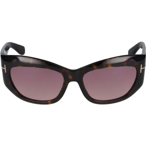 Stylische Sonnenbrille Ft1065 , Damen, Größe: 55 MM - Tom Ford - Modalova
