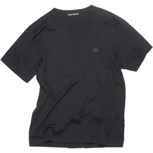 Kurzarm T-Shirt,Nash Face T-shirt - Acne Studios - Modalova