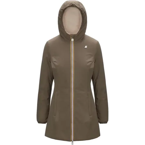 Nylon Elastan Jacke , Damen, Größe: L - K-way - Modalova