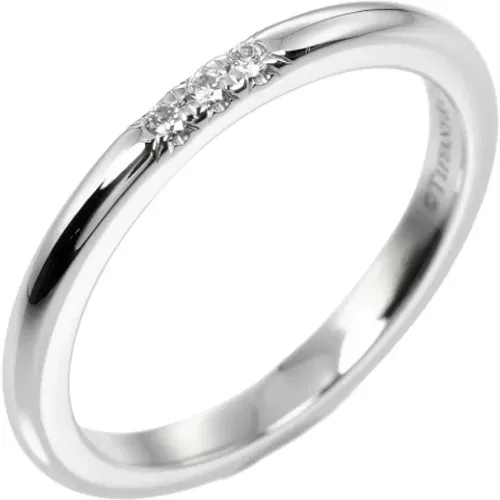 Pre-owned Platinum rings , female, Sizes: ONE SIZE - Tiffany & Co. Pre-owned - Modalova