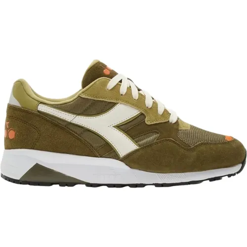 Sneakers aus Mesh und Wildleder , Herren, Größe: 42 EU - Diadora - Modalova