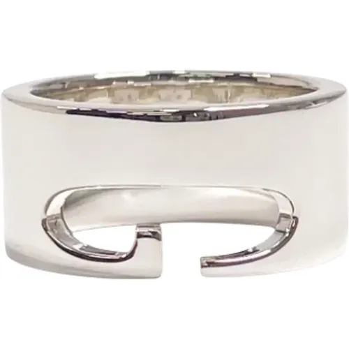 Pre-owned Jewellery, female, , Size: ONE SIZE Pre-owned Silver rings - Gucci Vintage - Modalova