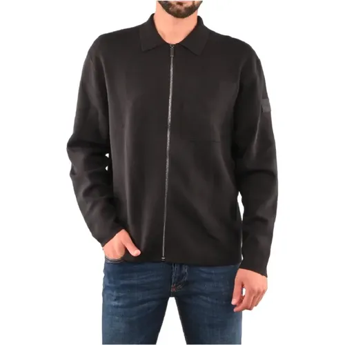 Zip-through Sweatshirt , male, Sizes: S, M, XL - Calvin Klein - Modalova