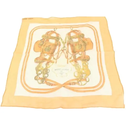 Pre-owned Scarves, female, , Size: ONE SIZE Pre-owned Silk scarves - Hermès Vintage - Modalova