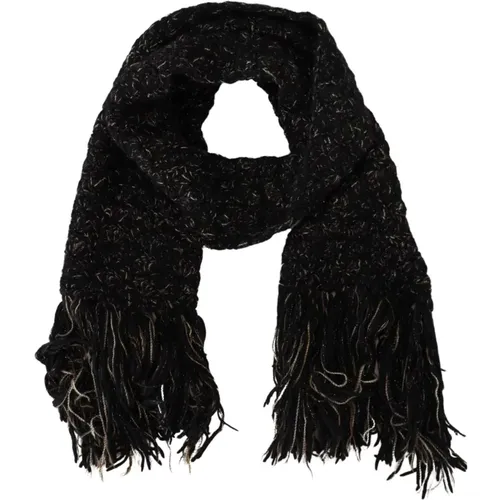 Luxurious Winter Scarf , female, Sizes: ONE SIZE - Dolce & Gabbana - Modalova