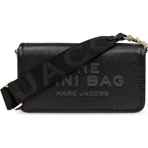 The Mini Bag leather shoulder bag , female, Sizes: ONE SIZE - Marc Jacobs - Modalova